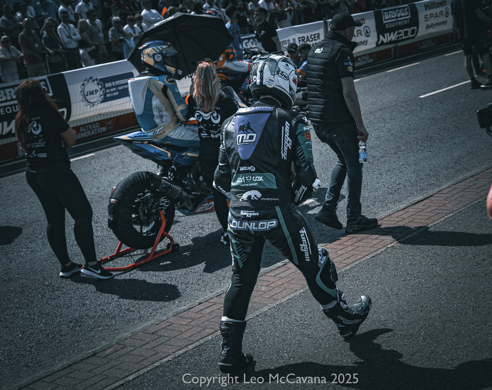 Michael takes it all in his stride at the 2024 NW200